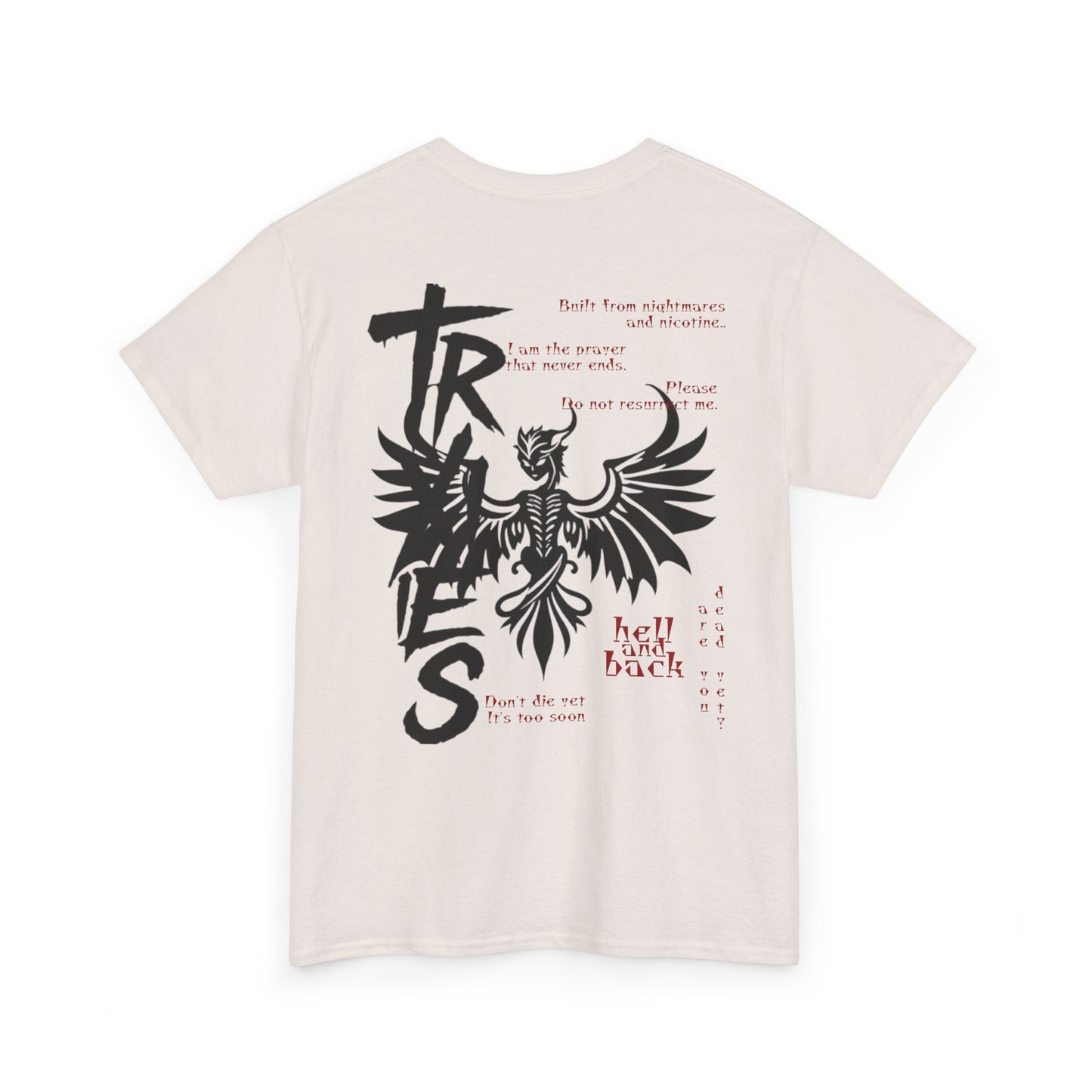 Trippy Mystical Skull Trip Unisex Tee Streetwear Alternative - 100% Cotton - Trixies