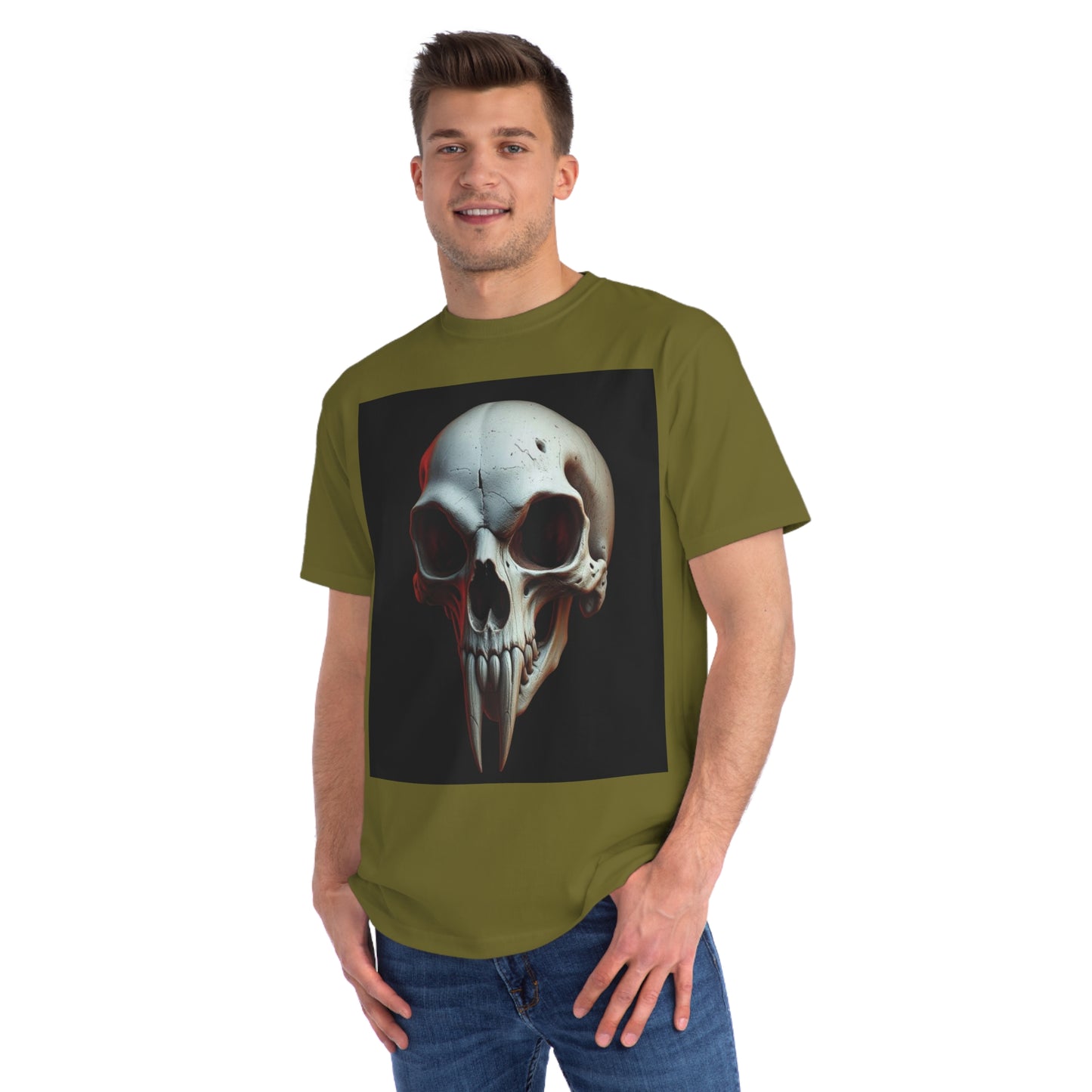 Skull Graphic Unisex T-Shirt, Goth Punk Rock Street Fashion Tee 100% Cotton - Trixies