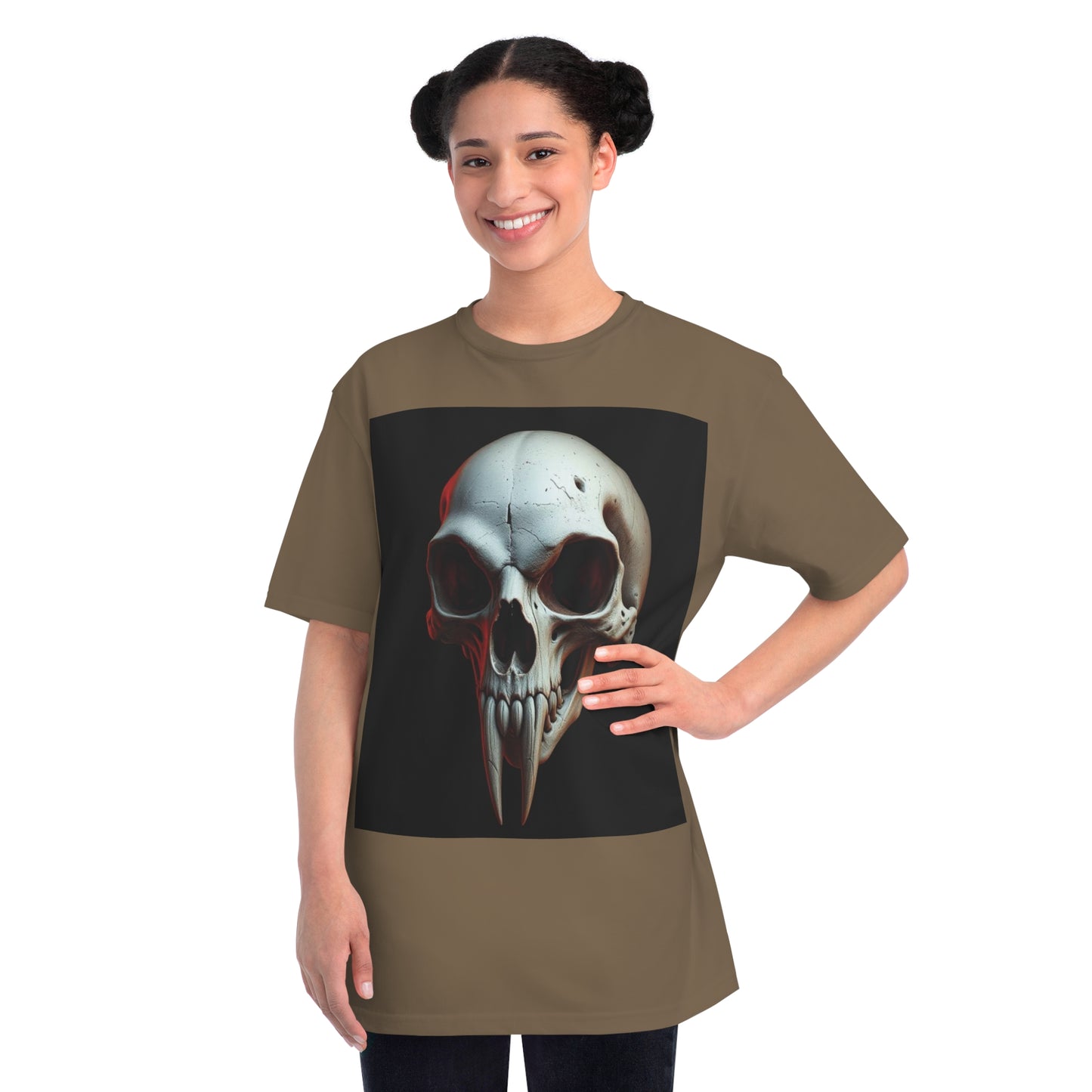 Skull Graphic Unisex T-Shirt, Goth Punk Rock Street Fashion Tee 100% Cotton - Trixies