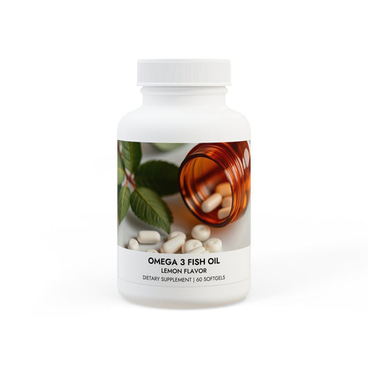 Omega 3 Fish Oil Supplement (60 Softgels) - imperatrixies