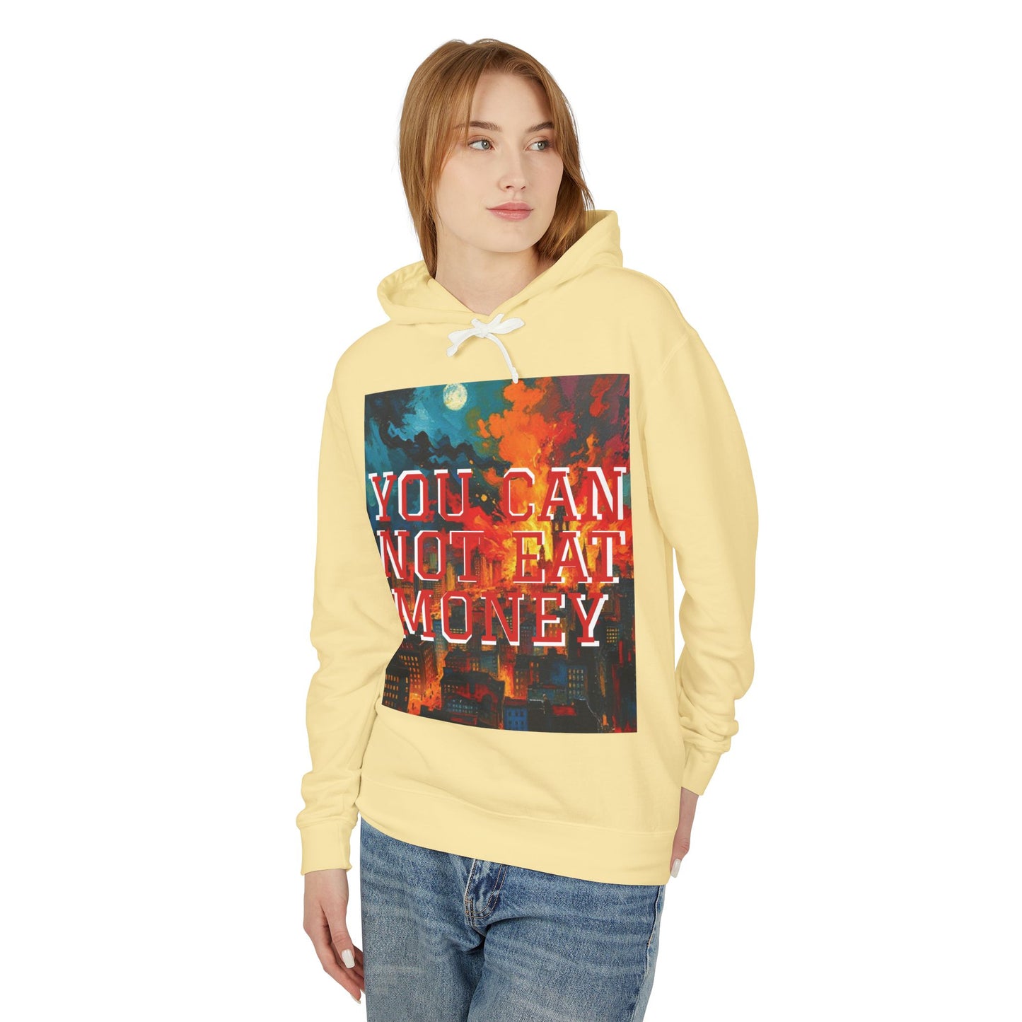 "You Can't Eat Money" Hoodie - Unisex 100% Cotton - imperatrixies